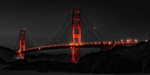 Fondo de pantalla de puente rojo oscuro — Rojo oscuro Fondos de pantalla