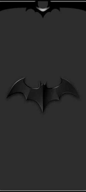 Puntos y muescas Símbolo de murciélago de Batman — iPhone 15 Fondos de pantalla