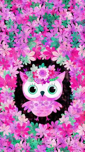 Fondo de búho lindo