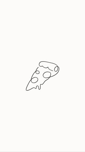 Rebanada de Pizza Bocetos Estéticos — Arte estético GIF Fondos de pantalla