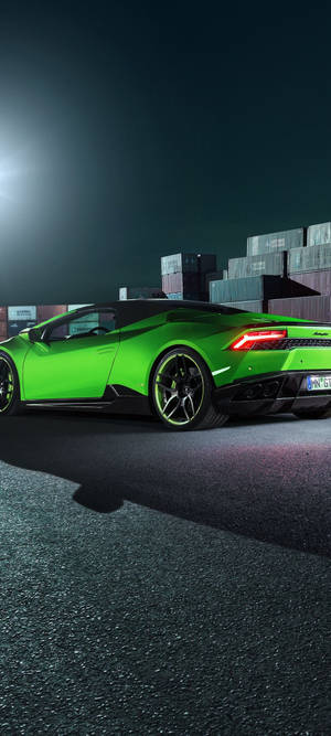 Redmi Note 10 Lamborghini Huracán Verde — Lamborghini Fondos de pantalla