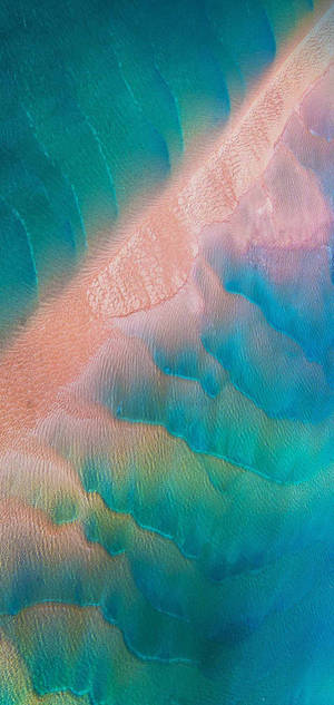 Fondo de pantalla abstracto de agua azul del mar para Note 10