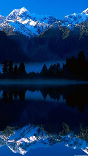 Reflejo de Montaña Naturaleza iPhone — Naturaleza iPhone Fondos de pantalla