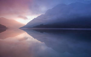 Reflejo de río en MacOS estético Mac — Estético Fondos de pantalla