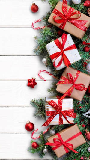Fondo de pantalla Regalos Navideños Estéticos — 9:16 Fondos de pantalla