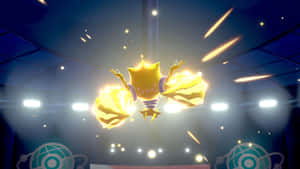 Regieleki en estadio con luces brillantes