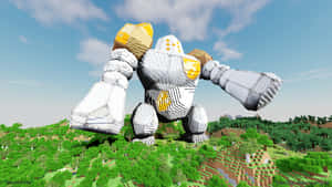 Regirock hecho en Minecraft — GIF de escritorio Fondos de pantalla