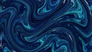 Patrón abstracto de mármol líquido azul oscuro con remolinos en azul marino y verde azulado. — Azul oscuro aesthetic Fondos de pantalla