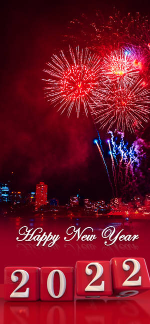Fondo de pantalla Feliz Año Nuevo 2022 — iPhone 15 Pro Fondos de pantalla