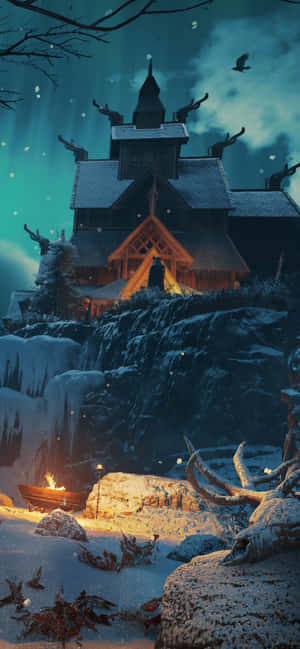 Fondo Iphone Xs Max Assassin's Creed Valhalla — Moto G47 Fondos de pantalla