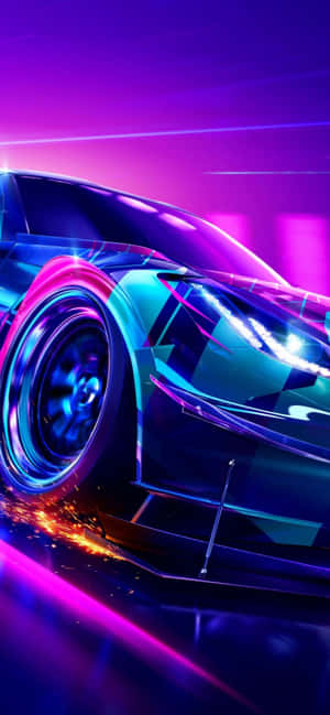 Resplandor Neón Cautivador: Fondo Cool para iPhone — iPhone 16 Pro Fondos de pantalla
