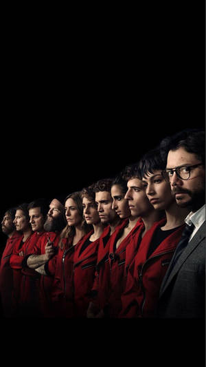 Retrato en línea del elenco de La Casa de Papel