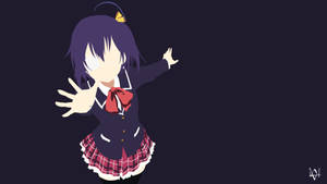 Rikka Chunibyo Anime Minimalista — Anime minimalista Fondos de pantalla