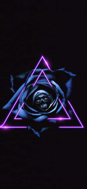 Rosa azul oscuro abstracta — Vivo X500 Pro Fondos de pantalla
