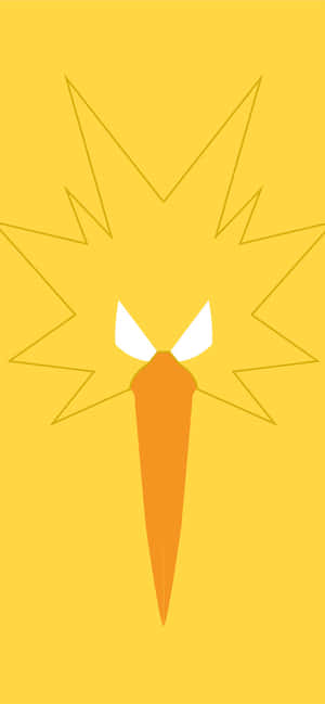 Rostro Minimalista de Zapdos — Oppo Find X9s Fondos de pantalla