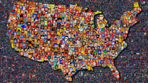 diversidad, comunidad, personas, rostros, mosaico, unidad, demografía, población, identidad, sociedad, abstracto, simbólico, conexión, inclusión, humanidad — Abstracto Fondos de pantalla