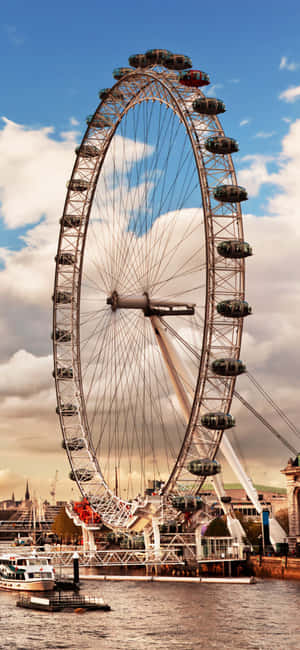 Rueda de la fortuna London Eye — Galaxia A27 Fondos de pantalla
