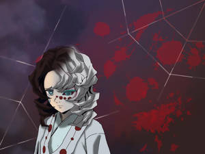 Fondo de pantalla de Rui medio demonio de Demon Slayer