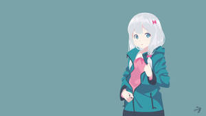 Sagiri Izumi Anime Minimalista — Anime minimalista Fondos de pantalla