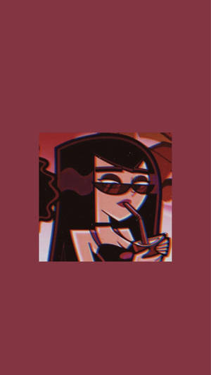 Sam Manson Estética Elegante de Dibujos Animados — Estético Fondos de pantalla