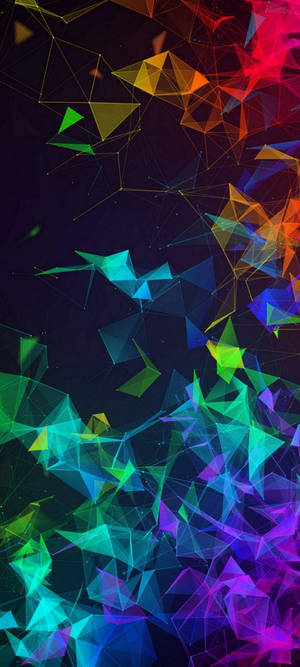 Fondo de pantalla Samsung S21 Ultra Triángulos Coloridos — Oppo F29 Pro Fondos de pantalla