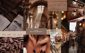 Santuario de Biblioteca Oscura Academia Encantadora — Estética dark academia Fondos de pantalla