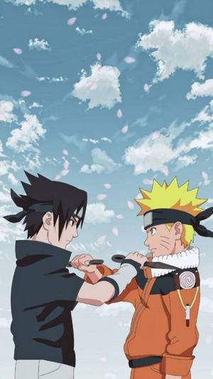 Sasuke y Naruto frente a frente para iPhone — Naruto vs sasuke Fondos de pantalla
