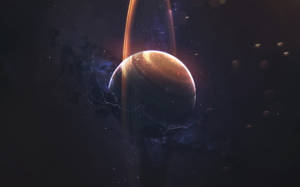 Saturno erguido 4K