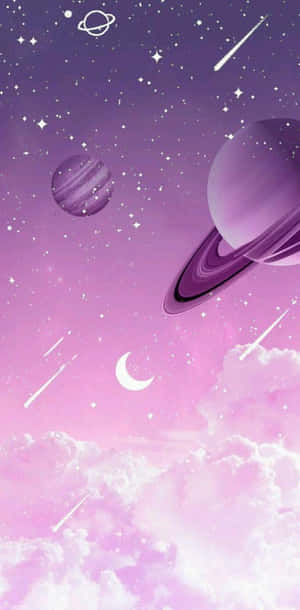 Galaxia Rosa y Púrpura