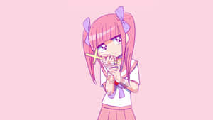 Sé tú misma y florece con Kawaii Pink — Kawaii rosa Fondos de pantalla