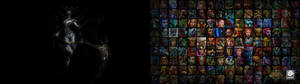 Fondo de pantalla dual screen de avatares. — 3840x1080 Fondos de pantalla