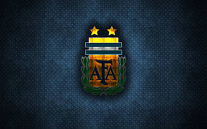 Selección Argentina de Fútbol Escudo Metálico — Azul oscuro Fondos de pantalla