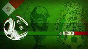 Selección Nacional de Fútbol de México Patriótica para la Copa del Mundo — Estética verde GIF Fondos de pantalla