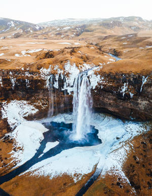 Seljalandsfoss Islandia Cool iPad — iPad Mini Fondos de pantalla