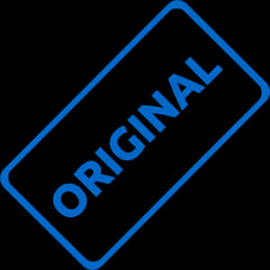 Sello Azul Original Gráfico