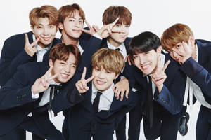 Señal de Paz BTS Laptop Cool — Estética de BTS Fondos de pantalla
