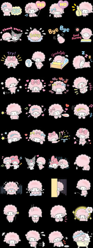 Icono de Pegatinas de Línea de My Melody, Descarga PNG HD