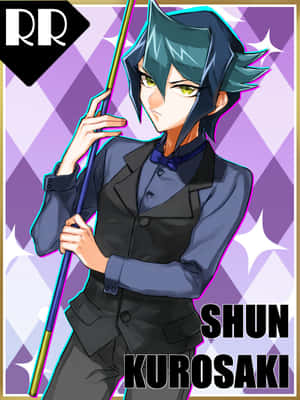 Shay Obsidian erguido con su atuendo de duelista — Kindle Paperwhite Fondos de pantalla