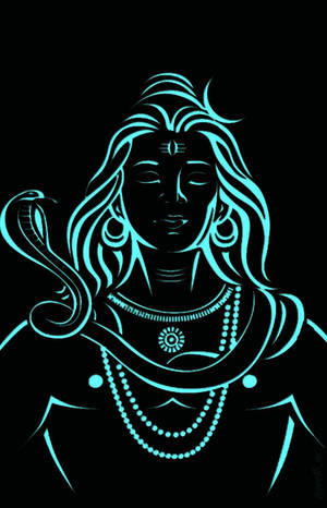 Shiva Dios de Mahakal en Neón HD