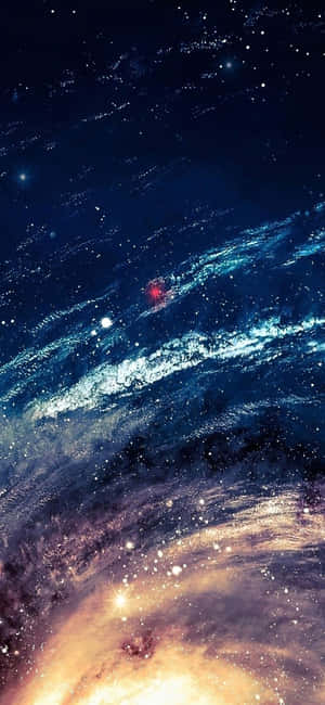 Blue Galaxy Iphone — Redmi Note 15 Special Fondos de pantalla