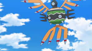 Sigilyph contra el cielo azul con nubes — Pokemon Fondos de pantalla