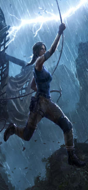 Fondo iPhone Xs Max Rise Of The Tomb Raider — iPhone Xs Fondos de pantalla