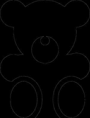 Osito de Peluche - Osito de Peluche PNG Negro, PNG Transparente