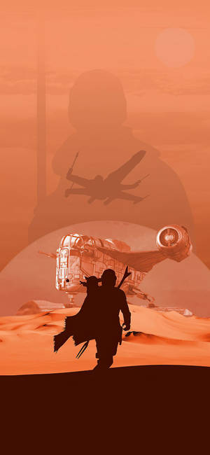 Silueta de Star Wars para iPhone 6 Plus — Galaxy S26 Fondos de pantalla