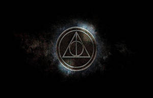 Símbolo de las Reliquias de la Muerte Harry Potter iPad — Harry potter estético Fondos de pantalla