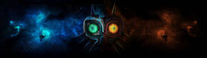 Fondo de pantalla dual screen de Skull Kid de Majora's Mask. — 3840x1080 Fondos de pantalla