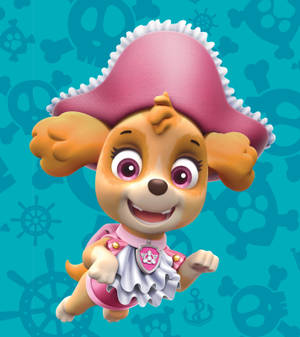 Fondo de pantalla de Skye Pirata de Paw Patrol — Galaxy Z Fold Fondos de pantalla