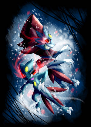 Sneasel y Weavile — Anime para celular Fondos de pantalla