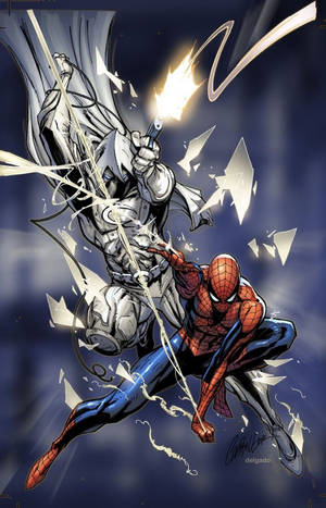 Fondo de pantalla móvil de Spiderman X Moon Knight — Lenovo Legion Y700 AI Fondos de pantalla