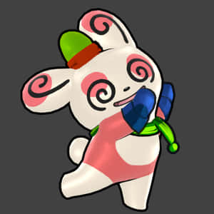 Spinda con ropa de invierno — Pokemon Fondos de pantalla